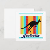 Australien Dankeskarte (Vorne/Hinten)