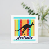 Australien Dankeskarte (Stehend Vorderseite)