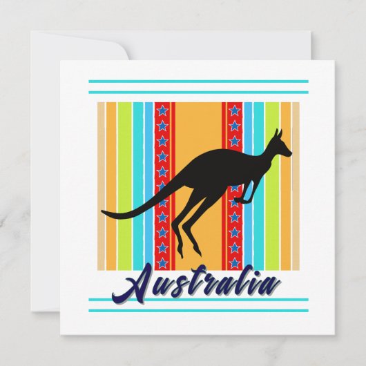Australien Dankeskarte (Vorderseite)