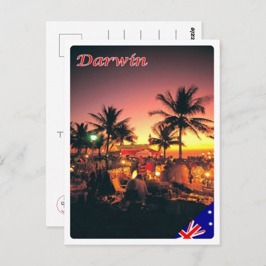 Australien - Darwin - Postkarte (Vorne/Hinten)