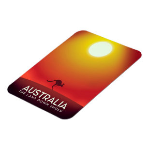 Australien "Das Land unter dem" Urlaubsdruck. Magnet