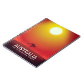 Australien " Das Land unter" Urlaubstext. Notizblock (Linke Seite)
