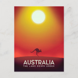 Australien " Das Land unter" Urlaubstext. Postkarte