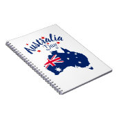 Australien Day Red Blue und White Notizblock (Rechte Seite)