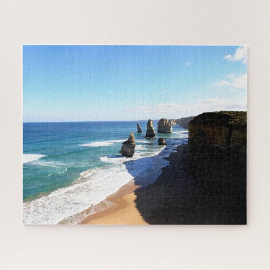 Australien Die Zwölf Apostles Beach Rock Formation Puzzle (Horizontal)