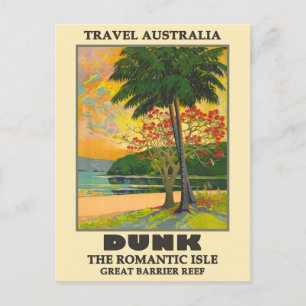 Australien Dunk Island, Great Barrier Beef Reise Postkarte