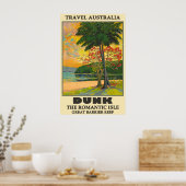 Australien Dunk Island, Great Barrier Beef Travel Poster (Küche)