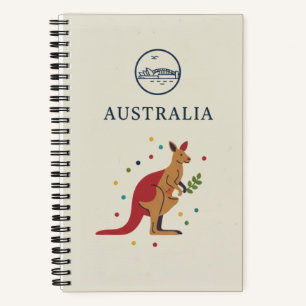 Australien-Erbe- und Reise-Fotoarchiv-Journal Notizblock