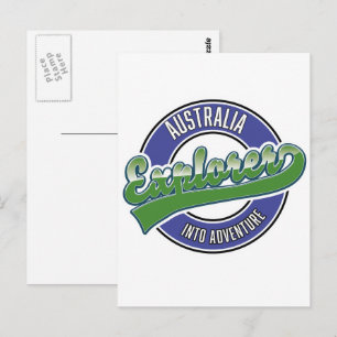 Australien Erforscher im Abenteuer Postkarte