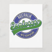 Australien Erforscher im Abenteuer Postkarte (Vorderseite)