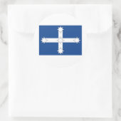 Australien Eureka Runder Aufkleber (Tasche)