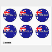 Australien Euro Aufkleber (Blatt)