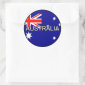 Australien Euro Aufkleber (Tasche)