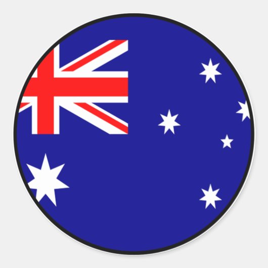 Australien Euro Aufkleber (Vorderseite)