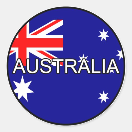 Australien Euro Sticker (Vorderseite)