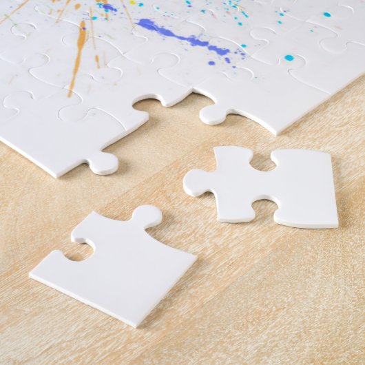 Australien-Farbe spritzt Karte Puzzle (Seite)