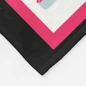 Australien farbiges Reiseplakat Fleecedecke (Ecke)