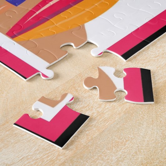 Australien farbiges Reiseplakat Puzzle (Seite)