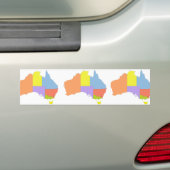 Australien-Farbkarte, Australien Autoaufkleber (Auf Auto)