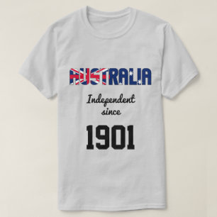 Australien Feier zur Unabhängigkeit der Flaggen T-Shirt