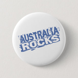 Australien-Felsen Button