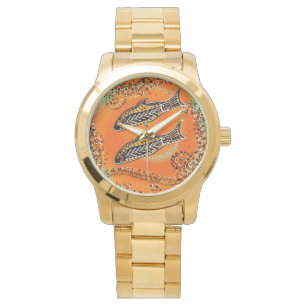 AUSTRALIEN FISCH KUNST \ ARMBANDUHR