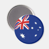 Australien Fisheye Flag Magnet (Vorderseite/Rückseite)