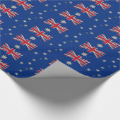 Australien Flag Art Original Geschenkpapier (Ecke)