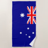 Australien Flag Beach Tower Strandtuch (Vorderseite)