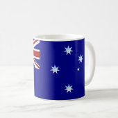 Australien Flag Chrome Coffee Tasse (VorderseiteRechts)