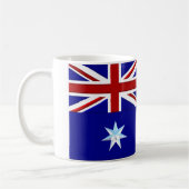 Australien Flag Chrome Coffee Tasse (Links)