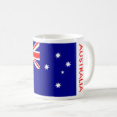 AUSTRALIEN FLAG KAFFEETASSE (VorderseiteRechts)