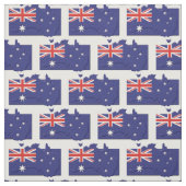 AUSTRALIEN Flag Map Kontur Stoff (Muster)
