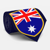 Australien Flag Neck Tie Krawatte (Gerollt)