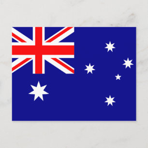 AUSTRALIEN FLAG POSTKARTE