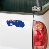 Australien Flagge Australia Style Design Autoaufkleber (Auf Lkw)