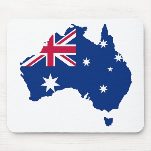 Australien Flagge Australia Style Design Mousepad (Vorne)