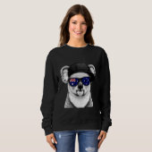 Australien-Flagge Australischer Koala 2 Sweatshirt (Vorne ganz)