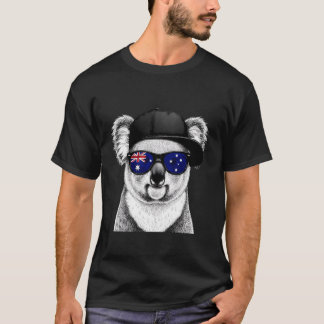Australien Flagge Australischer Koala Langarm 1 T-Shirt