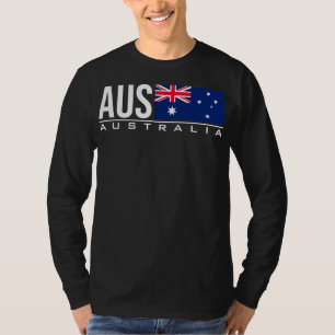 AUSTRALIEN FLAGGE AUSTRALISCHER LANDESCODE AUS SPO T-Shirt