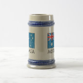 Australien-Flagge Bierglas (Mittel)