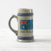 Australien-Flagge Bierglas (Links)