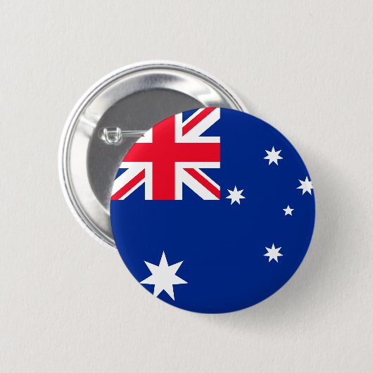 Australien-Flagge Button (Vorne & Hinten)