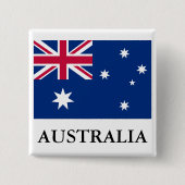 Australien-Flagge Button (Vorderseite)