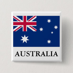 Australien-Flagge Button