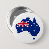 Australien-Flagge Button (Vorne & Hinten)