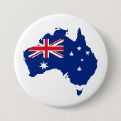 Australien-Flagge Button (Vorderseite)
