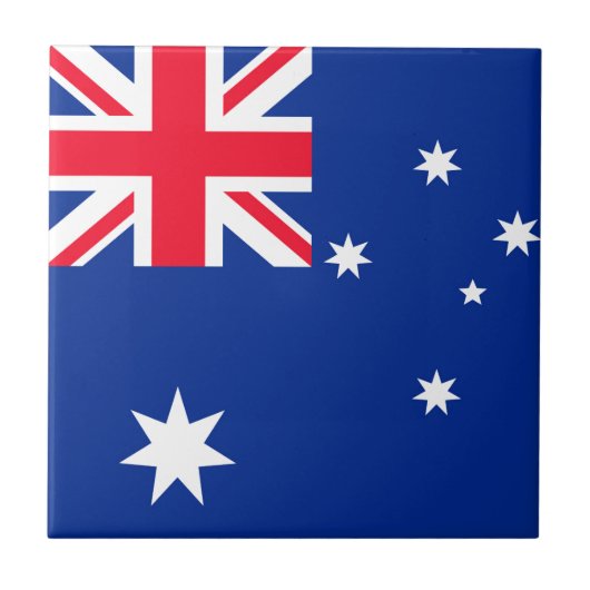 Australien-Flagge Fliese (Vorderseite)