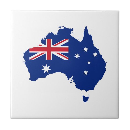 Australien-Flagge Fliese (Vorderseite)