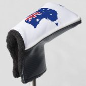 Australien-Flagge Golf Headcover (3/4 Vorderseite)
